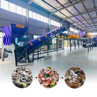 Ligne de recyclage automatique des déchets ménagers urbains, système de tri des déchets domestiques, usine de séparation des déchets solides, machine à déchets solides