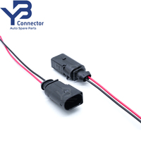 8D0973822  8D0 973 822 Konektor Sensor Otomatis 2 Pin Male Pigtail untuk VW Audi Seat & Skoda