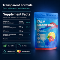 Mélange de boisson instantanée sans sucre à base de magnésium et de potassium pour l'hydratation orale, suppléments sportifs directs, poudre de boisson électrolytique