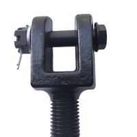 Boulon de réglage de chaîne à crochet pour semi-remorque benne basculante de camion minier, M30 250, forgeage intégral, traitement de recuit