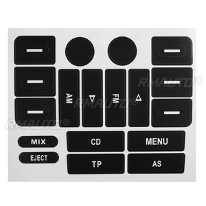 สติ๊กเกอร์ซ่อมปุ่มวิทยุรถยนต์รุ่นใหม่ MK5 สำหรับวิทยุ FM สำหรับรถยนต์ VW Golf MK5 และ Passat - Product Image 4