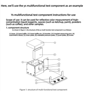 Colorimètre 3nh <span class=keywords><strong>NR200</strong></span>, composant de test multifonctionnel pour la détection de la couleur des liquides, des sauces, des poudres et des particules - Product Image 4