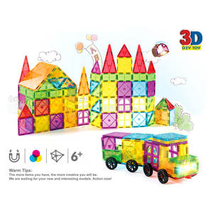 Produit tendance 2026 : Jouets intellectuels, blocs magnétiques DIY, jouets éducatifs STEM pour enfants, blocs de construction <span class=keywords><strong>Magnatiles</strong></span>, autisme - Product Image 1