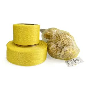 Beliebte gestrickte Verpackung Mesh Net Tubular PE Mesh Leno Bag Roll für Obst gemüse