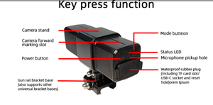 4K Ultra HD Action <b>Camera</b> for Shooting Target Accessory 5G WiFi BT <b>Remote</b> Control Record Functions Hunting Sports Video Q8L 4K U - Product Image 5