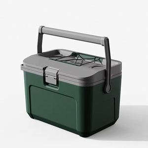 กล่องเก็บความเย็นสำหรับแคมป์ปิ้งปิกนิกกลางแจ้ง PE/PP ขนาด 16QT คุณภาพสูง ราคาประหยัด พกพาสะดวก สำหรับเก็บอาหารและกระป๋อง - Product Image 5