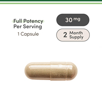 Prix d'usine OEM ODM Capsules de L-Ergothionéine 30mg de L-Ergothionéine pure et végétale par capsule pour le soutien des télomères