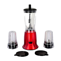 Mixeur Plongeant Électrique Domestique pour Smoothies, Bouton Poussoir, Moteur Cuivre 200W, Faible Bruit, Récipient en Plastique, Multifonction 1