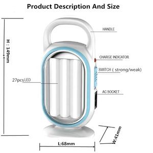 Оптовая продажа, Прямая поставка с завода, мощный светодиодный перезаряжаемый аварийный светильник с 24 источниками энергии - Product Image 6