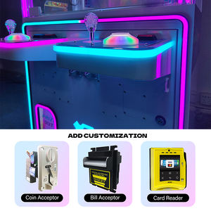 Çok satan oyuncak Catcher ödül Arcade oyunu sikke işletilen pençeli vinç makine ticari 2 oyuncu küçük Mini pençe makinesi - Product Image 5