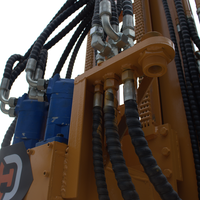 Plateforme de forage de puits d'eau montée sur tricycle avec moteur diesel et pompe, profondeur de forage max. 260 m, prix compétitif, garantie 1 an