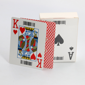 Wholesale Waterproof Reusable Poker Cards Custom Printed Scannable Barcodes Poker Cards PVC <b>Paper</b> Playing Cards - Product Image 1