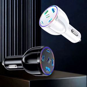 USB+PD QC3.0 5-in-1 <b>Magnetic</b> Fireproof Car Fast-<b>Charging</b> Charger for Mobile Phone & Laptop - Product Image 1