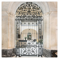 Designs de portails en fer forgé pour mosquées intérieures 	   Portail en fer forgé de luxe, clôture en fer forgé utilisée
