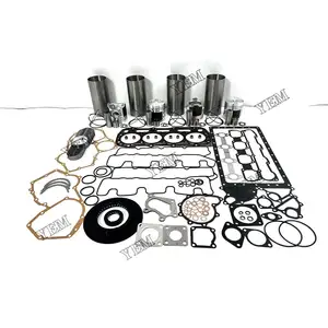 Competitive Price 404C-22 Engine Overhaul Rebuild Kit With Gasket Set Engine Valves Main Connrod Bearing For Perkins 404C-22