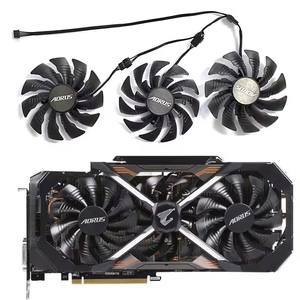 Ventilateur de refroidissement pour carte graphique <span class=keywords><strong>GIGABYTE</strong></span> <span class=keywords><strong>AORUS</strong></span> GTX <span class=keywords><strong>1070</strong></span> 1080 1080TI, 95mm T129215BU PLD10015B12H DC 12V 0.5A 4PIN GTX1080TI - Product Image 1