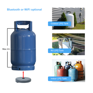 Neuer Intelligenter LPG2412-BT Bluetooth LPG-Füllstandsensor Ultraschall-Propangas-Tankmonitor mit Magnetischer Bodenhalterung für Küche & Wohnmobil - Product Image 1