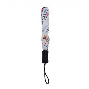 Parapluie promotionnel personnalisé à 2 plis avec logo, motif, coupe-vent et imperméable, impression intégrale - Product Image 3
