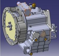Boîte de vitesses hélicoïdale OEM en acier au carbone de haute qualité YYX(D)15-80 HYYX(D)15-80 avec rapport de réduction 5:1 pour tracteur