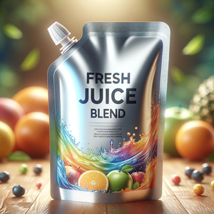 Sacchetto per beccuccio per alimenti per bambini personalizzato eco friendly sacchetto vuoto di plastica trasparente per succo di frutta - Product Image 6