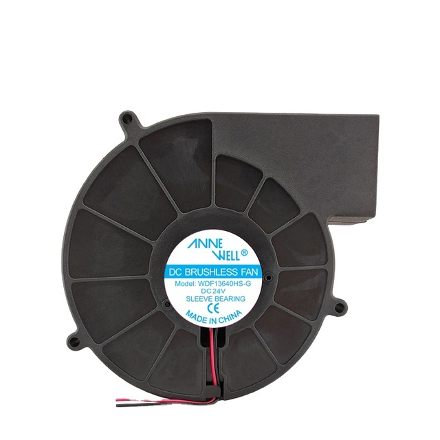Factory Direct Sales 13640mm 4-inch Axial Brushless Turbo Blower 13640 24V DC Brushless Big Airflow Battery Pack Cooling Fan OEM