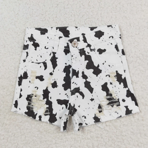 En stock – Nouveaux shorts en jean imprimés respirants taille mi-haute pour filles (3-16 ans) – Jean tendance de haute qualité pour tout-petits - Product Image 5