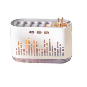 Difusor de Aromaterapia con Luz LED de Colores, Humidificador Ultrasónico USB, Difusor de Aceites Esenciales con 5 Boquillas de Pulverización - Product Image 1