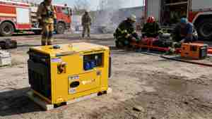 Generador Portátil de Gasolina Ultra Silencioso de 4 Tiempos y 5kW con Arranque de 12V CC y 12 Horas de Autonomía para Emergencias en el Hogar - Product Image 4