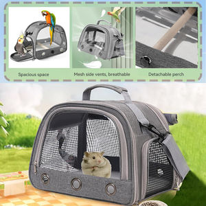 Sac de transport pour animaux de compagnie en maille respirante pour extérieur, cage de voyage pour oiseaux, accessoires pour perroquets, petit sac de transport pour animaux de compagnie, sac de voyage pour oiseaux - Product Image 2