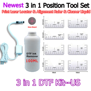 Dtf In Ấn Báo Chí Laser Định Vị Định Vị Dtf Máy In Kit Set Hồng Ngoại 8 Pcs T-Shirt Căn Chỉnh Cai Trị In Ấn Cleaner Công Cụ - Product Image 4