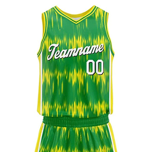 Ensemble de maillots et shorts de basket-ball fabriqués en usine, nouveau design, impression par sublimation, uniforme de basket-ball, uniforme d'équipe sportive, OEM - Product Image 4