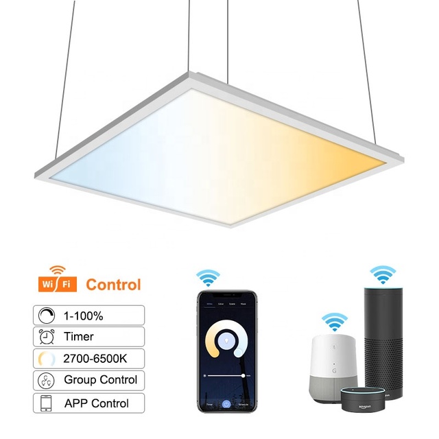 Wholesale White LED Panel Ceiling 1200x300 60x60 25w 3000K 5000K Tunable White LED Suspended Ceiling Lighting Panel