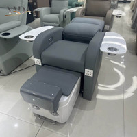 Chaise de pédicure la plus vendue avec plateau latéral et port de chargement USB – Idéale pour la manucure et la pédicure