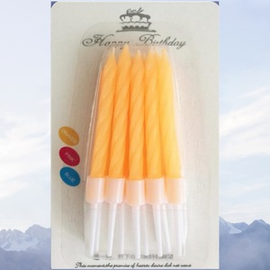 Spiral Birthday <b>Candles</b> Blue 6Pcs <b>Long</b> Stick Party Decorations For Celebrations - Product Image 3