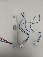 Serrure de porte de villa pour ascenseur avec loquet à simple biseau, dispositif de sécurité robuste, verrouillage stable