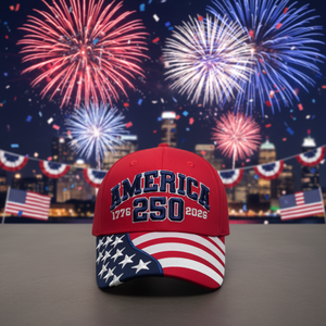 Gorra de Béisbol Patriótica Bicentenario con Bordado de <span class=keywords><strong>Bandera</strong></span> de EE. UU. y Diseño de Leopardo, 250 Años de América 2026 - Product Image 4