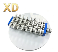 Module multi-stations à pas variable de précision avec guide linéaire pour équipement d'automatisation de précision