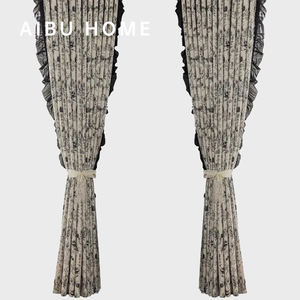 <span class=keywords><strong>Aibu</strong></span> ผ้าม่านลายต้นสนสไตล์เรียบง่าย, ผ้าม่านสไตล์ฝรั่งเศสสำหรับบ้านสิ่งทอสำหรับการพิมพ์ดิจิตอล - Product Image 2