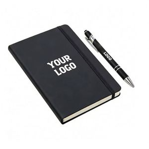 Factory Wholesale Business Logo Printed Gift Promo Low Moq Pu Leather Note <b>Book</b> Professional Notebooks Customizable - Product Image 1