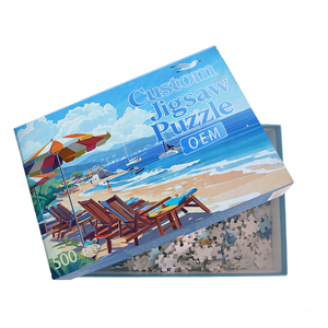 <span class=keywords><strong>Puzzle</strong></span> personalizzato OEM con fsc certificato dal produttore di carta bianca arte <span class=keywords><strong>Puzzle</strong></span> personalizzato dal tuo Design - Product Image 6