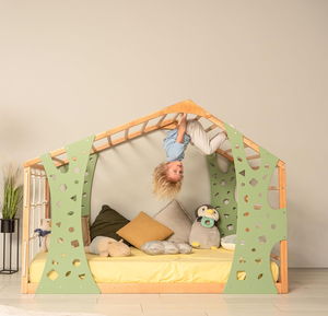 <span class=keywords><strong>Lit</strong></span> d'escalade en bois pour tout-petit Monkey - Cadre de <span class=keywords><strong>lit</strong></span> Montessori au sol - Structure de jeu <span class=keywords><strong>Jungle</strong></span> Gym - <span class=keywords><strong>Lit</strong></span> simple, <span class=keywords><strong>lit</strong></span> double - Product Image 3