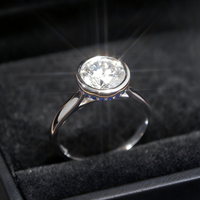 Bague en argent sterling 925 avec saphir bleu VVS et diamant de laboratoire de 1,25 ct, couleur DEF, personnalisée par le fabricant, pour homme, bijoux fins
