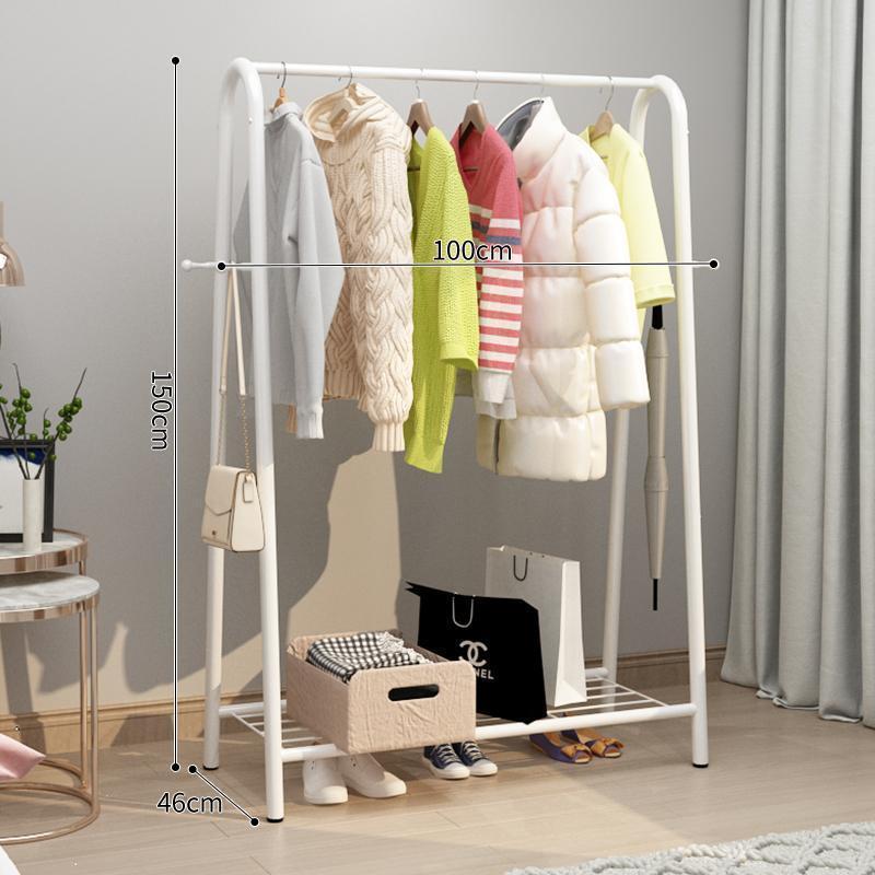 100 cm - Blanco [Gancho para ropa de malla única]