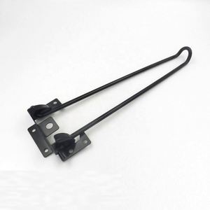 Wholesale <b>Foldable</b> Iron Hairpin Leg <b>Table</b> Furniture 15cm Length Heavy Duty Hospital Use Silver Finish - Product Image 3