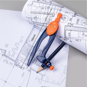 Juego de <span class=keywords><strong>Compás</strong></span> de Matemáticas <span class=keywords><strong>Profesional</strong></span> de Plástico de 9 Piezas a <span class=keywords><strong>Precio</strong></span> Económico para Dibujar Círculos - Product Image 4