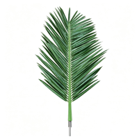 Branche de feuille de palmier artificielle de 220 cm, feuilles de plantes artificielles, verdure artificielle, feuillage pour la décoration de la maison et du bureau
