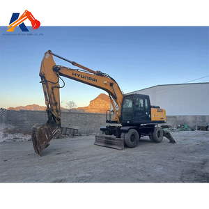 Excavadora de Ruedas Hyundai 210w-7 Original, Buen Rendimiento, Cummins Incluido, 210w-9 210-7 R215 R225 R220 - Product Image 1
