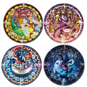 Độc Đáo Sáng Tạo Pokemon Đồ Chơi Đặt <span class=keywords><strong>3D</strong></span> Thẻ Dạng Thấu Kính Trung Tâm Pin Sưu Tập Trang Trí Anime Acrylic Cup Coaster Mù Hộp - Product Image 5
