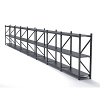 Étagère de rangement en acier léger réglable et durable, couches personnalisables, sans boulons, revêtement poudré, antirouille, certifiée CE, gain de place