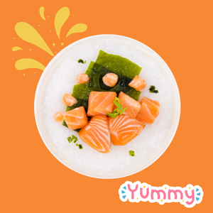 โจ๊กปลาแซลมอนและสาหร่ายสด พร้อมรับประทาน อาหารเพื่อสุขภาพ เหมาะสำหรับไลฟ์สไตล์ที่ยุ่งเหยิงและมื้ออาหารเร่งด่วน ซุปปลาแบบเอเชีย - Product Image 4